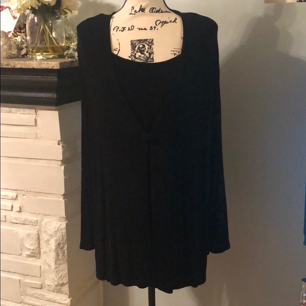 Black - one piece tank/jacket combo